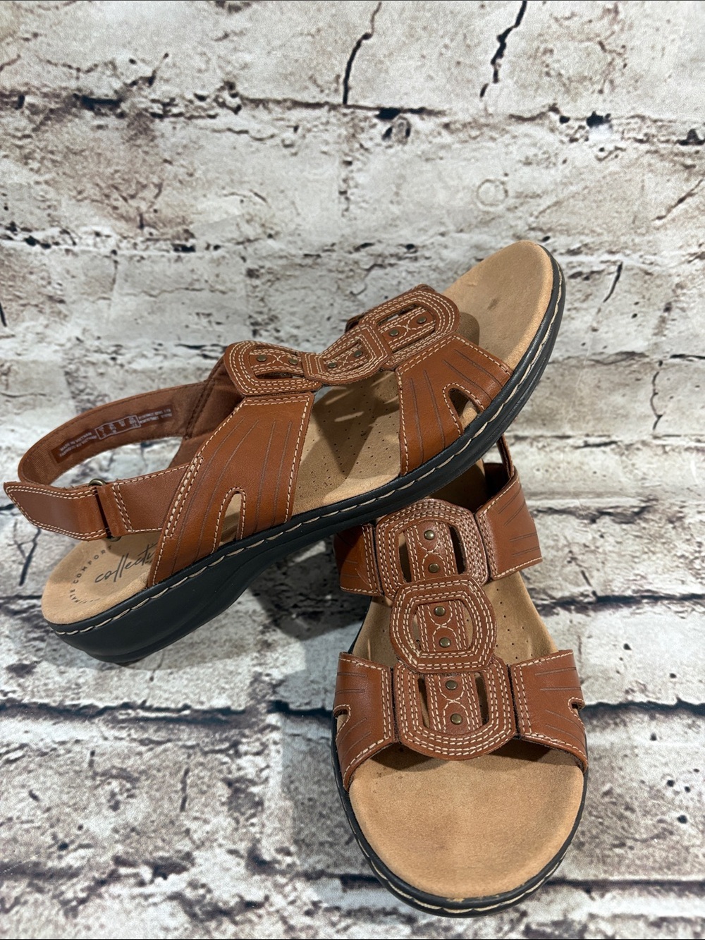 Clarks Collection Leisa Vine Slingback Sandals